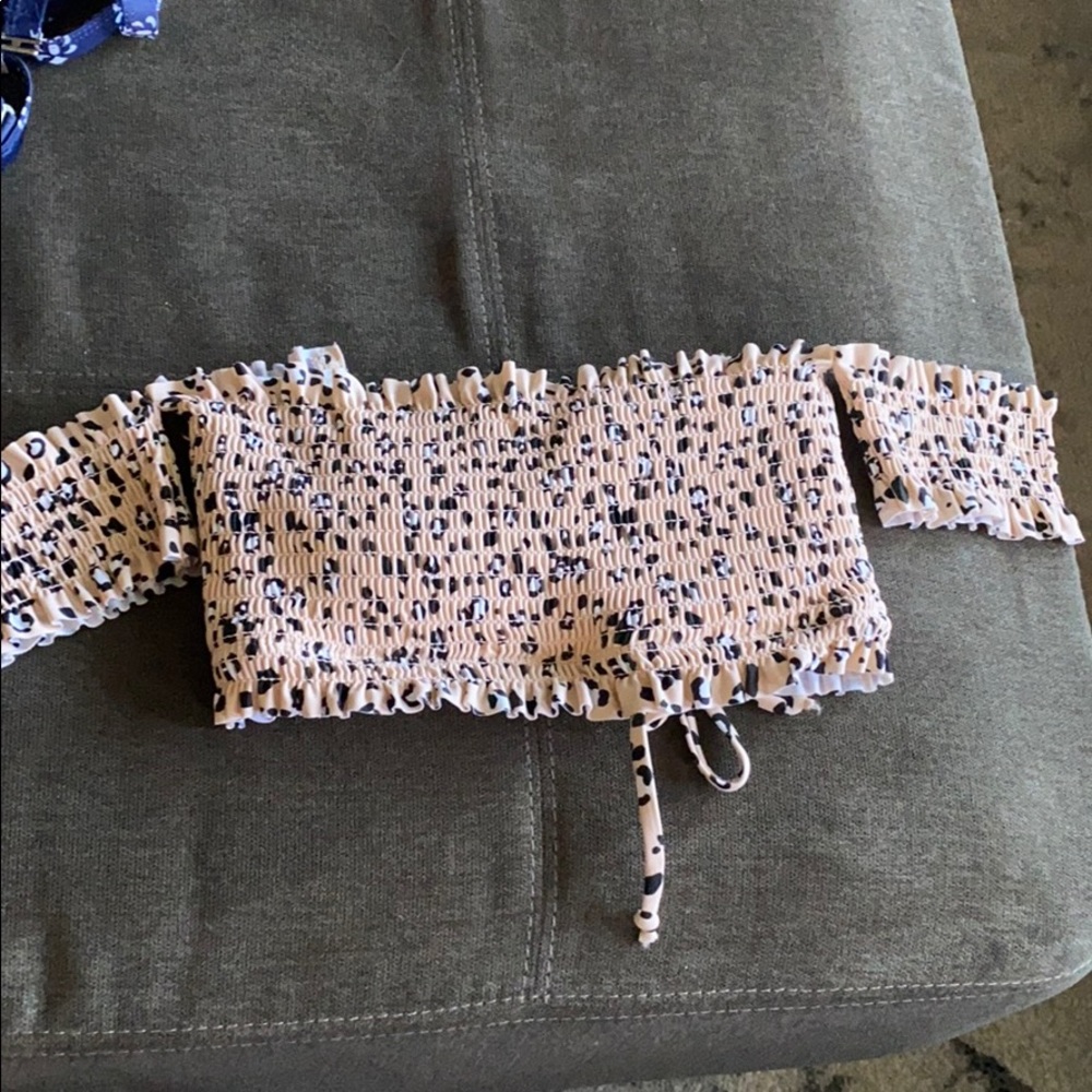 Cheetah bikini top